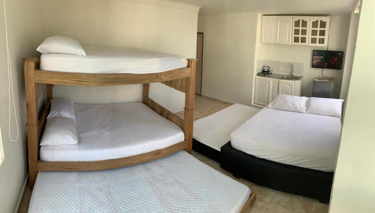 Luna Azul Rodadero Apartaestudios Santa Marta  Ngoại thất bức ảnh