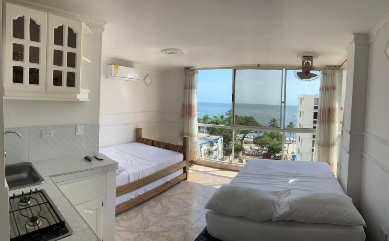 Luna Azul Rodadero Apartaestudios Santa Marta  Ngoại thất bức ảnh